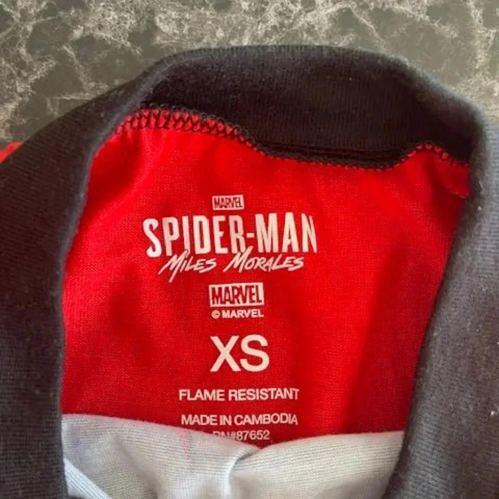Marvel Spider-Man 2-Piece Pajama Set, Red, Size XS - Picture 5 of 15